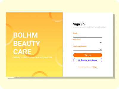 Sign Up Desktop Page dailyui design signup ui uiux