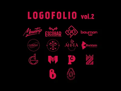 Logofolio vol.2 behance branding graphic design logo logofolio logotype project visual
