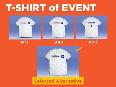 Pilihan T-Shirt untuk Event Virtual Nusantara Trip with BRImo baju branding design event graphic design kaos poster t shirt tsirt