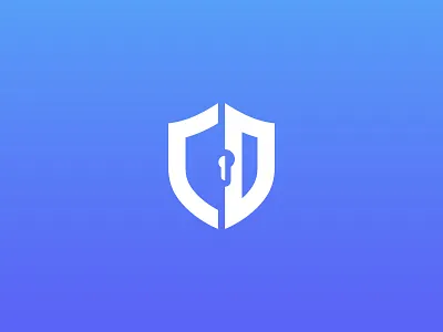 CD Security Logo branding design icon logo typography vector