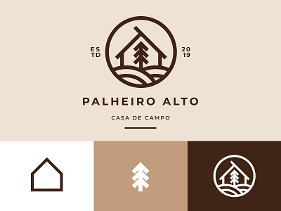 Palheiro Alto | Logo & Brand Project airbnb brand identity branding branding agency design agency design system digital agency graphic design logo logo design palheiro alto portugal property rental romeu romeu pinho thunder district