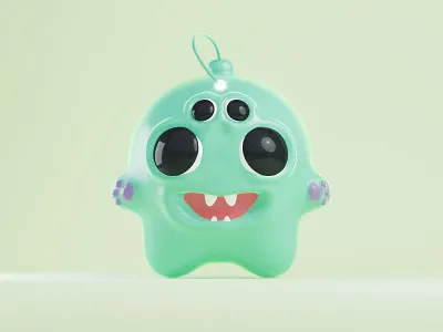 Baby Monster #04 3d blender character illustration kids monster render