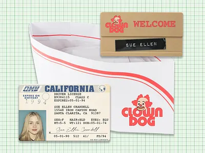Graphic Props: Don't Tell Mom the Babysitter's Dead 90s california design for film fast food film design film props graphic props hollywood hot dog movie movies prop design