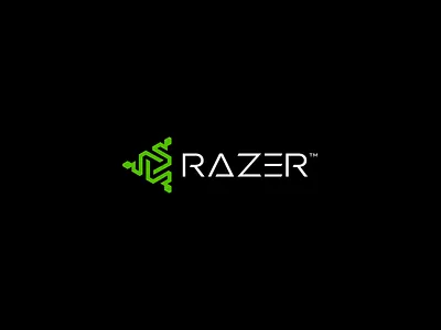 Razer logo redesign branding design gaming icon illustration logo mascot mascot logo razer typography ui ux vector