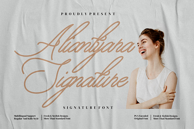 Aliantyara Signature typeface