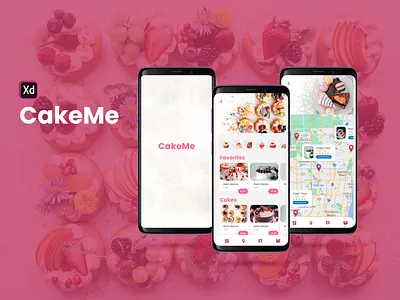 Cake Me App app designer followback inspiration ui