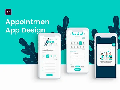 Medical Appointment App app appoinment design designer doctor health inspiration medical ui