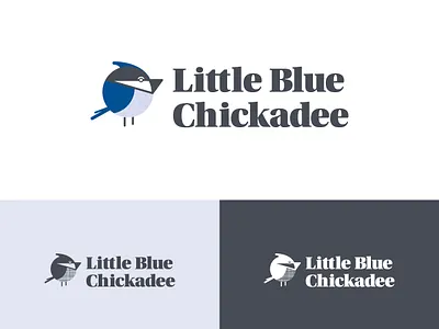 Little Blue Chickadee Identity bird branding charley harper chickadee crafting design ill illustration logo nature pattern texture