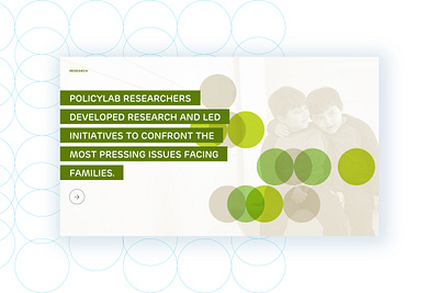 PolicyLab at CHOP Impact Report Website annual report childrens health digital horizontal scroll impact report nonprofit pattern research website