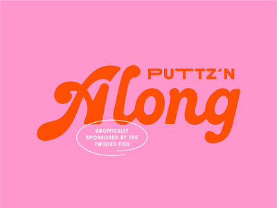 Puttz'n Along - Hood To Coast Logo groovy i logo running script trippy