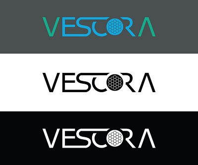 vescora logo negative space