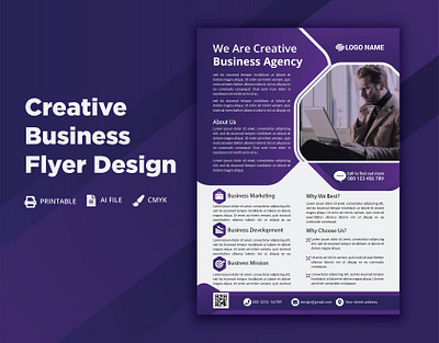 Business Flyer Design branding business business flyer corporate design flyer graphic design illustration logo real estate flyer