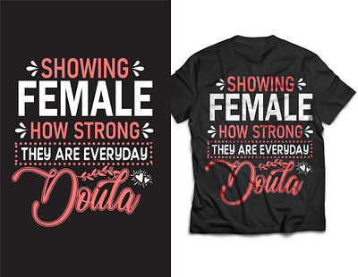 Female T-shirt design awesome logo branding cover design design female t shirt design graphic design illustration logo t shirt design typography design vector