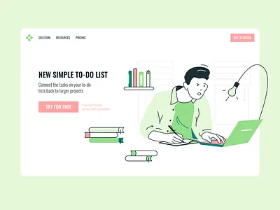 Nick Illustrations in use ✌️🍝💻 colorful design flat illustration interface job kapustin landing resources set ui ux vector web work