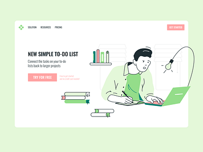 Nick Illustrations in use ✌️🍝💻 colorful design flat illustration interface job kapustin landing resources set ui ux vector web work