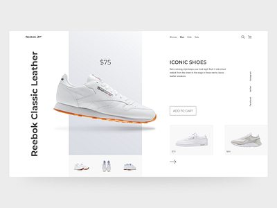 Reebok classic classic reebok ui ux web shop