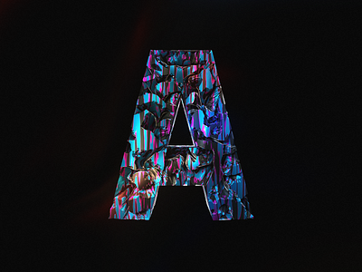 A 3d cinema 4d design graphic design octane render typography