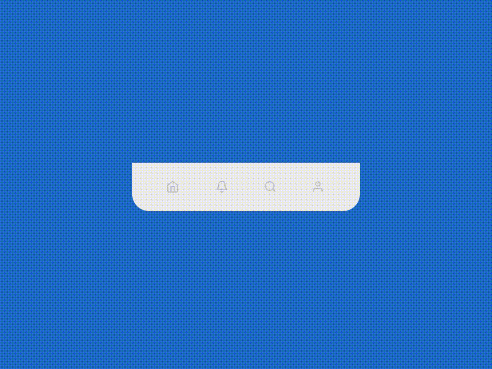 Microinteraction tab bar animation motion graphics ui