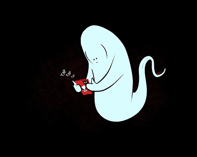 Present aughost aughostus gloom character character design communication design illustration mid century retro vintage