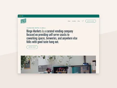 Bingo Markets Website branding design logo typography ui ui design web web design