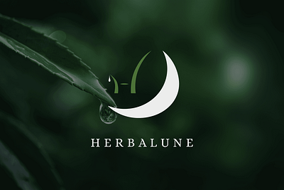 Herbalune Brand Identity branding graphicdesign illustrator logo logodesign logodesigner minimalism natural