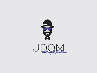 UDOM brand branding clean design flat identity logo