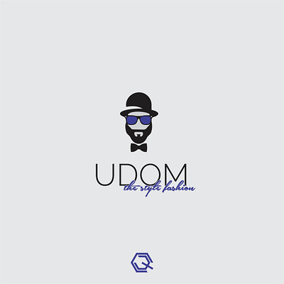 UDOM brand branding clean design flat identity logo