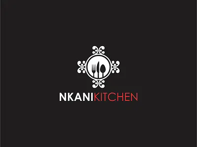 Nkani Kitchen brand branding clean design flat identity logo
