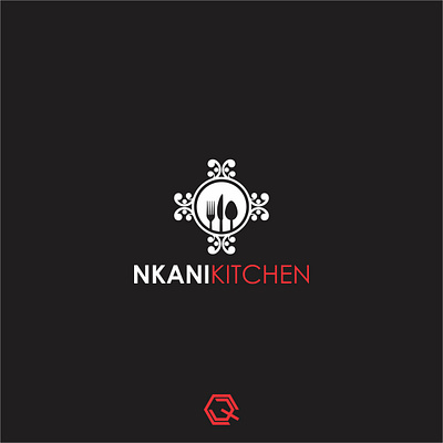 Nkani Kitchen brand branding clean design flat identity logo