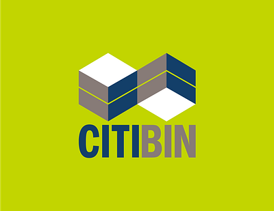 Citibin Logo Design adobe illustrator brand brandidentity branding design flat geometric graphic design illustration illustrator logo logos trademark vector