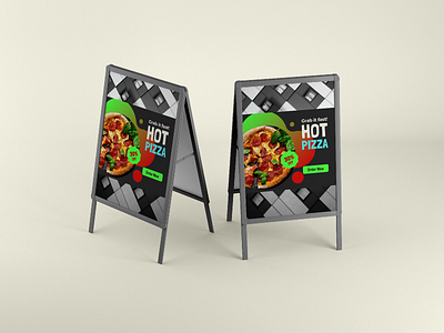 Poster Stand 3D Mockup 3d 3dmockups branding craftype design graphic design illustration logo mockup mockups poster poster stand stand thamindumanu ui vector