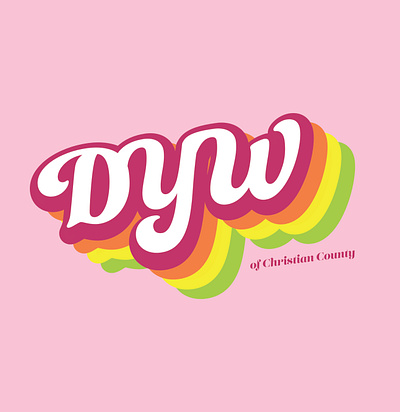 Distinguished Young Women Retro Tee graphic design typography