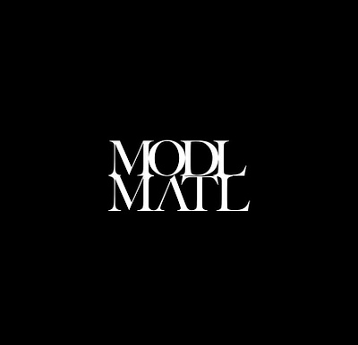 MODLMATL Logo bespoke clothing design fashion japan japanese logo logodesign luxury osaka serif vintage wordmark
