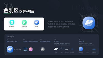 金刚区 icon ui