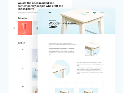 Nuos Product design work page exploration branding clean design flat hero homepage illustration landing page layout logo minimal minimalism product design ui website work