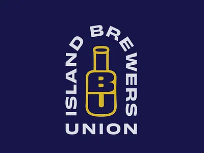 IBU beer branding logo vector