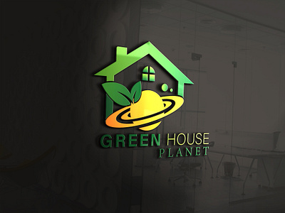 Green House Planet (logo design) 3d animation brand design branding design graphic design illustration logo logodesign motion graphics ui ux vector