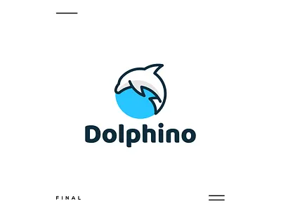Dolphino animation apparel brand logo branding company creative logo design dolphin graphic design grid icon identity illustration logo logo concept logo new modern motion graphics simple ui