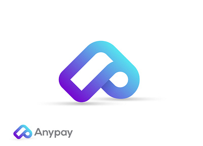 Anypay a logo app icon art bitcoin brand brand identiy branding branding design creative crypto app currency digital art logo logodesign method modern p logo pay app payment