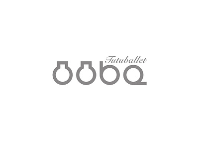 tutu ballet dance design logo logo design logodesign type