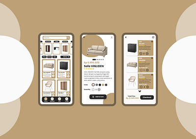 Furniture Mobile Apps app design ui ux