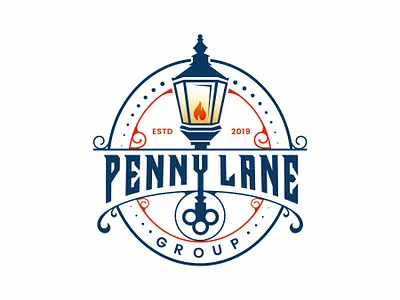 Penny Lane Group branding logodesign vintage logo
