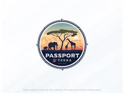 Passport to Terra branding illustration logodesign