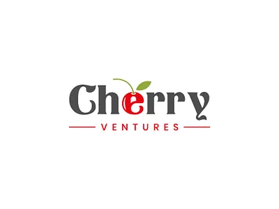CherryVentures branding font base logodesign minimalist logo