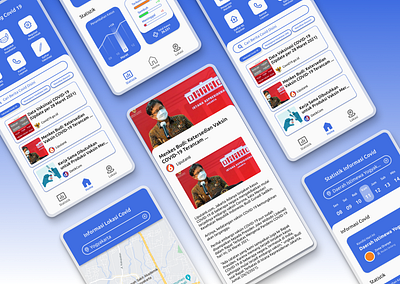 Tracing Covid App app design ui ux