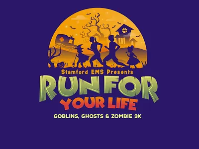 Stamford EMS Presents branding illustration art logodesign