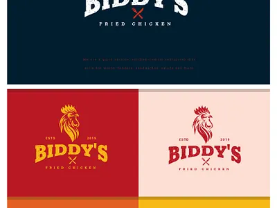 Biddys branding illustration logodesign