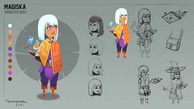 MAGISKA character commission concept concept art digital paint fantasy