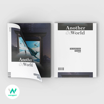 Book Cover Design - Another & World (2) a4 booklet design digital imaging photography