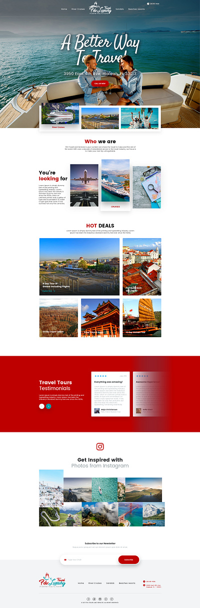 FDV Luxury Travel animation branding brandmanagement design graphic design illustration logo ui
